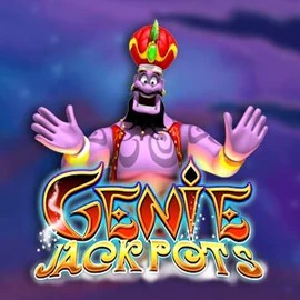 Genie Jackpots game by Blueprint Gaming – logo hosted on 5bet Casino