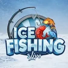 Ice Fishing Live logo by Evolution at 5bet Casino