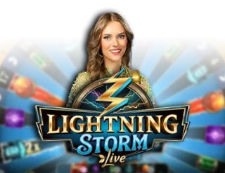 Lightning Storm slot logo by Evolution at 5bet Casino