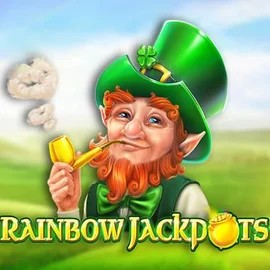 Rainbow Jackpots by Red Tiger Gaming, showcased at 5betcasino.ca – game logo