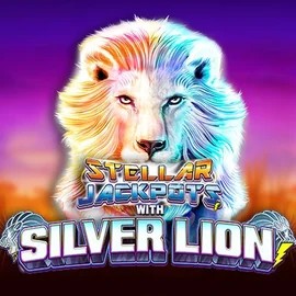 Stellar Jackpots with Silver Lion logo by Lightning Box Game at 5bet Casino