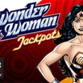 Wonder Woman Jackpots online game logo by Amaya on 5betcasino.ca
